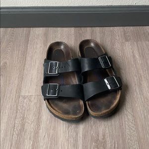 Black Leather Birkenstock